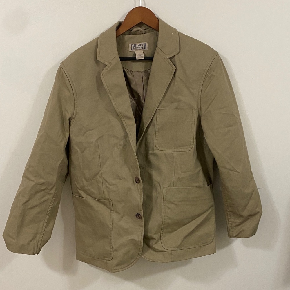 Duluth Trading Co Olive/Tan Military Field Jacket
21-07